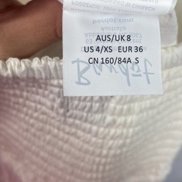 Bardot Revolve Ibiza Cutout Midi Dress In White Solid - Size US 4 - Picture 12 of 13